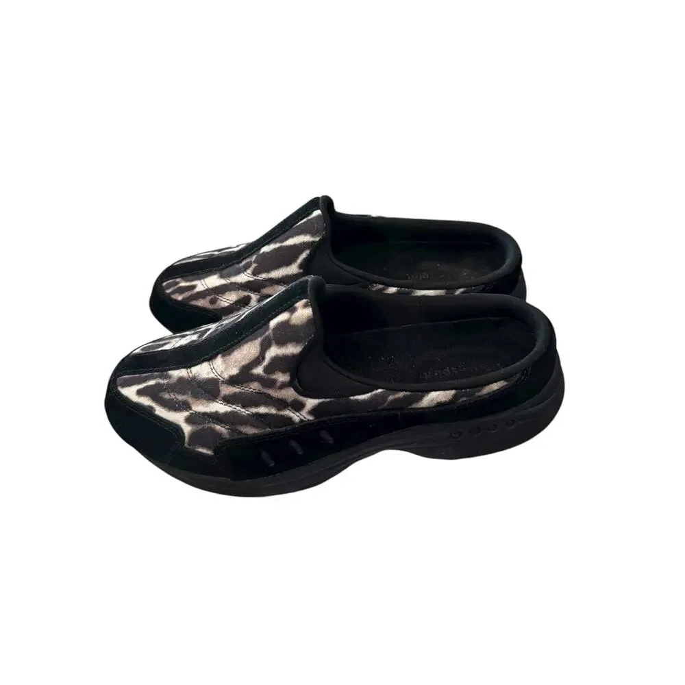 Easy Spirit Traveltime 470 Animal Print Slip On Shoes Women’s 7.5